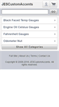 Mobile Screenshot of jescustomaccents.com