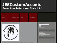 Tablet Screenshot of jescustomaccents.com